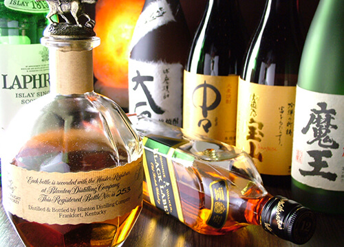 こだわりのウィスキーが勢揃い